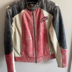 HARLEY DAVIDSON CLASSIC LEATHER WOMEN'S BIKER JACKET
